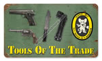 "Tools of the Trade" Vintage Metal Sign